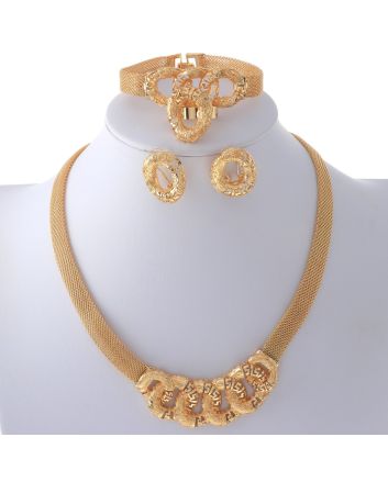 Gold Plated Necklace Set