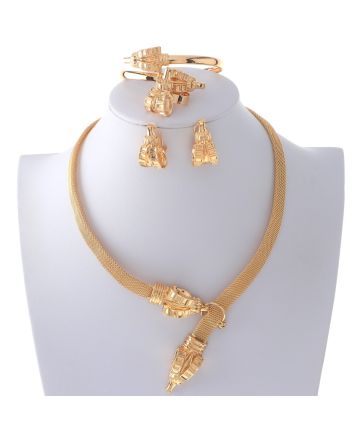 Gold Plated Necklace Set
