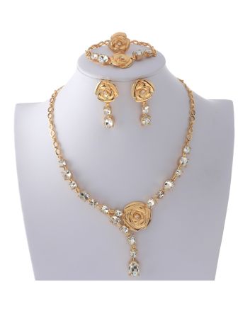 Gold Plated Necklace Set