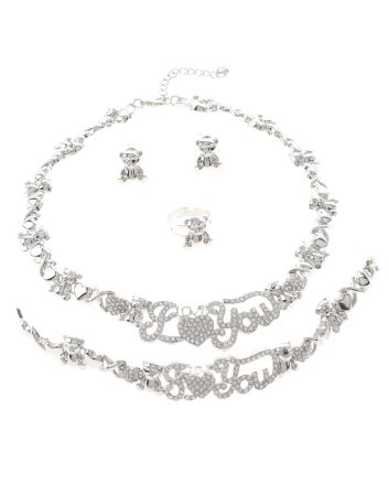 Silver Plated Necklace Set