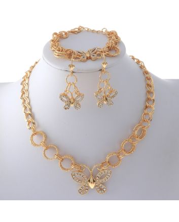 Gold Plated Necklace Set