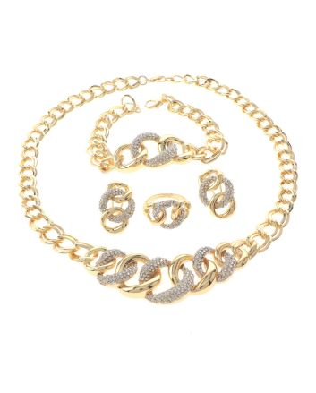 Gold Plated Necklace Set