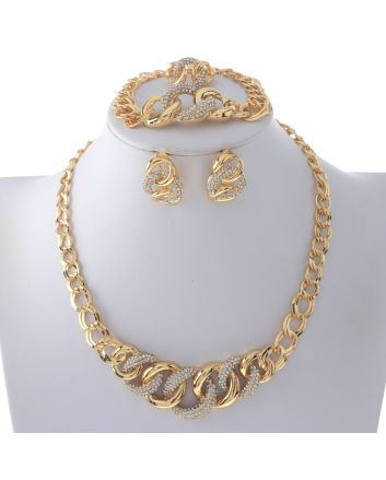 Gold Plated Necklace Set