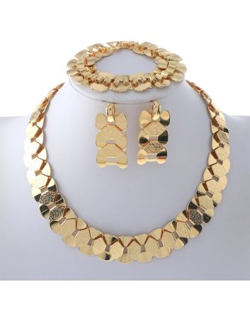 Gold Plated Necklace Set