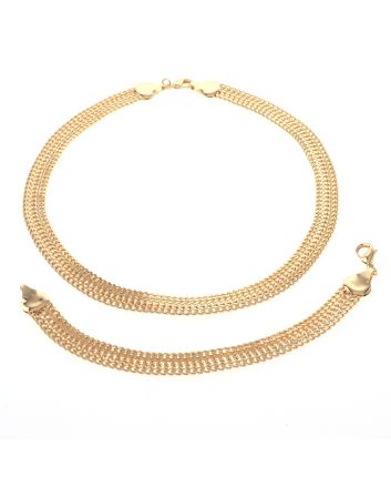 Gold Plated Necklace Set