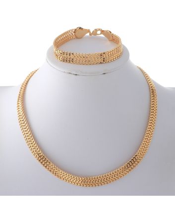 Gold Plated Necklace Set