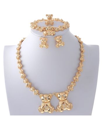 Gold Plated Necklace Set