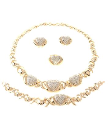 Gold Plated Necklace Set