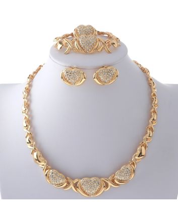 Gold Plated Necklace Set