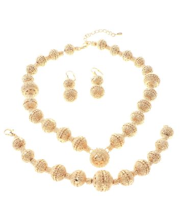 Gold Plated Necklace Set