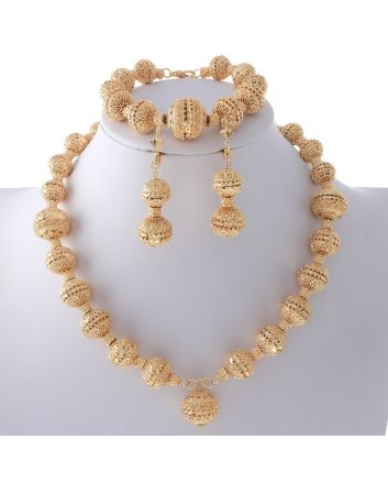 Gold Plated Necklace Set