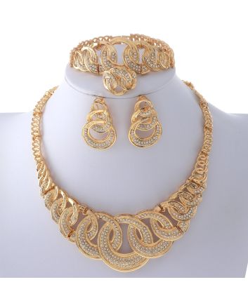 Gold Plated Necklace Set