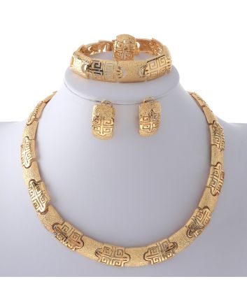 Gold Plated Necklace Set