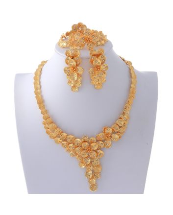 Gold Plated Necklace Set
