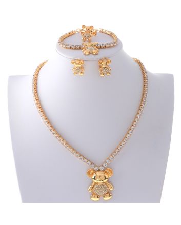 Gold Plated Necklace Set
