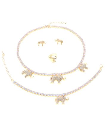 Gold Plated Necklace Set