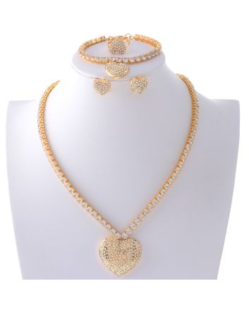 Gold Plated Necklace Set