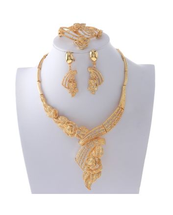 Gold Plated Necklace Set