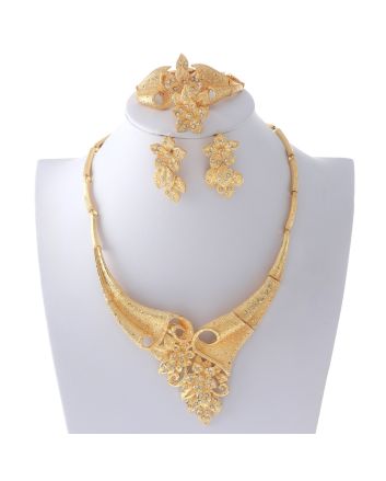 Gold Plated Necklace Set