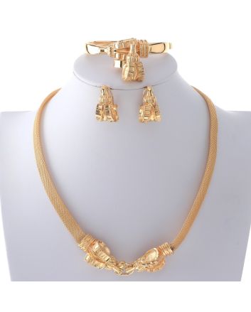 Gold Plated Necklace Set