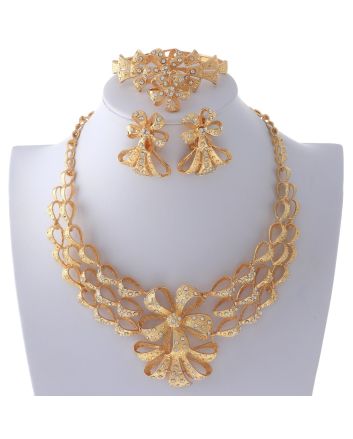 Gold Plated Necklace Set
