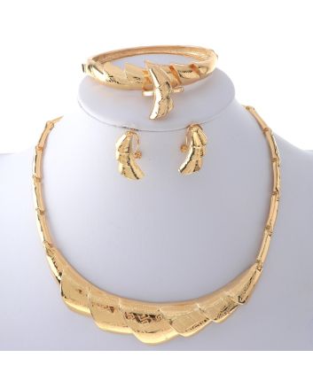 Gold Plated Necklace Set