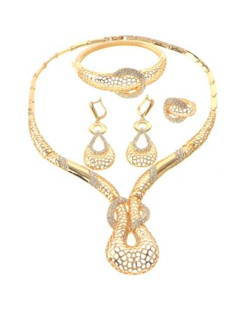 Gold Plated Necklace Set