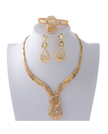 Gold Plated Necklace Set