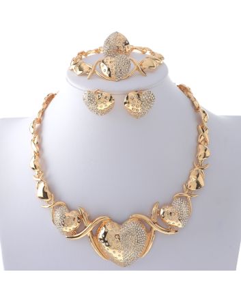 Gold Plated Necklace Set
