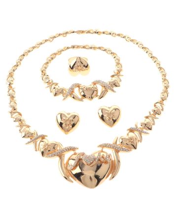 Gold Plated Necklace Set