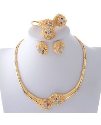 Gold Plated Necklace Set