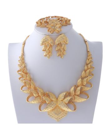 Gold Plated Necklace Set
