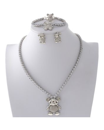 Silver Plated Necklace Set