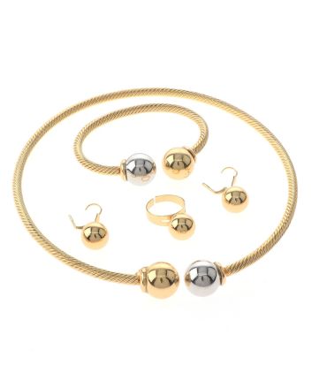 Gold Plated Necklace Set