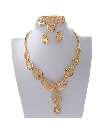 Gold Plated Necklace Set