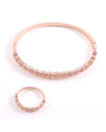 CZ Bracelet w/ Ring Set