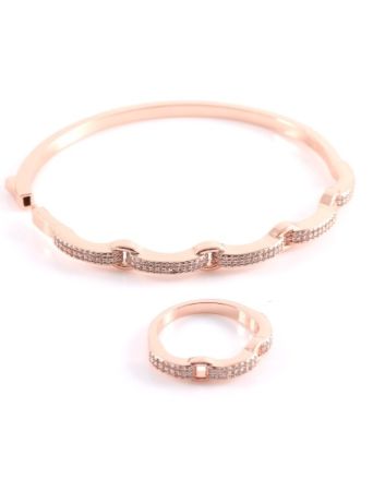 CZ Bracelet w/ Ring Set