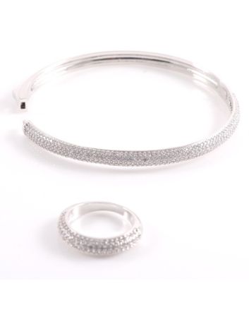 CZ Bracelet w/ Ring Set