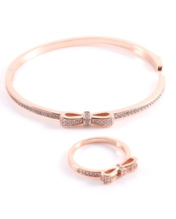 CZ Bracelet w/ Ring Set