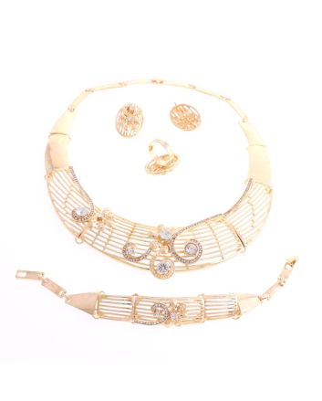 Gold Plated Necklace Set