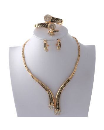Gold Plated Necklace Set