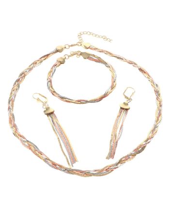 Gold Plated Necklace Set