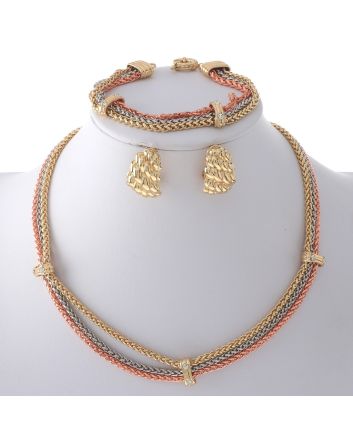 Gold Plated Necklace Set