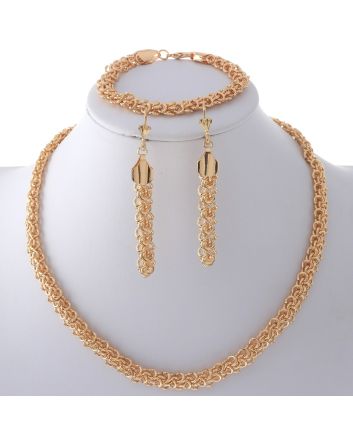 Gold Plated Necklace Set