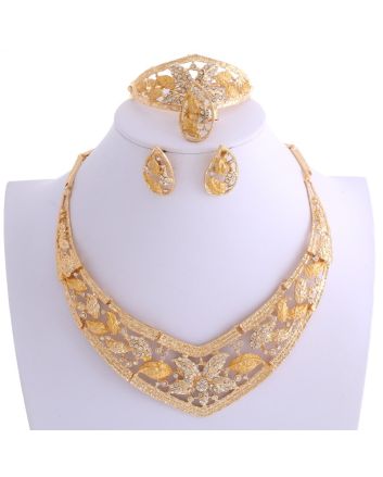 Gold Plated Necklace Set