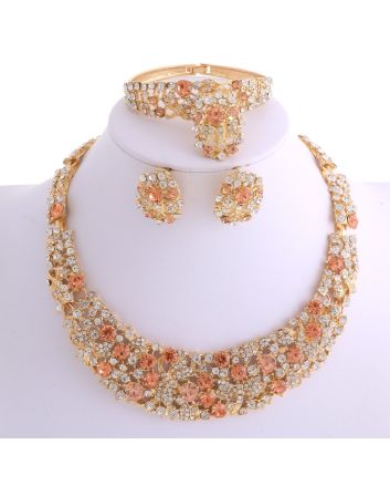 Gold Plated Necklace Set