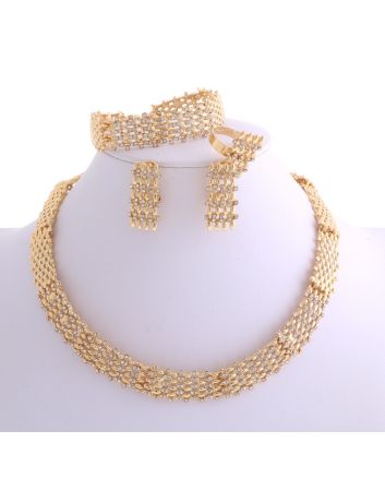 Gold Plated Necklace Set