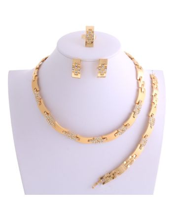 Gold Plated Necklace Set