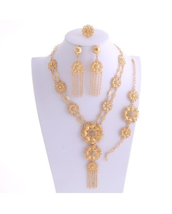Gold Plated Necklace Set