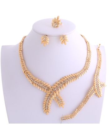 Gold Plated Necklace Set